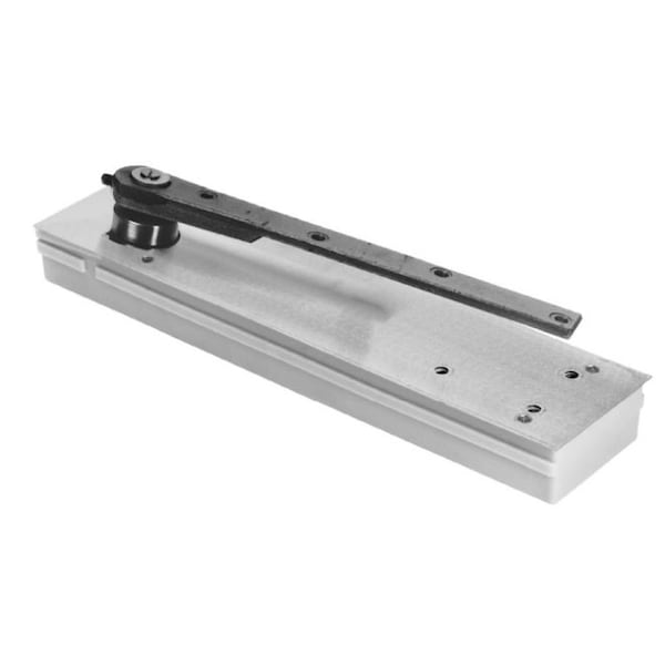 Right Hand Shallow Depth Sngl Acting Center Hung Floor Closer; Size 3 Automatic Hold Open with Backc
